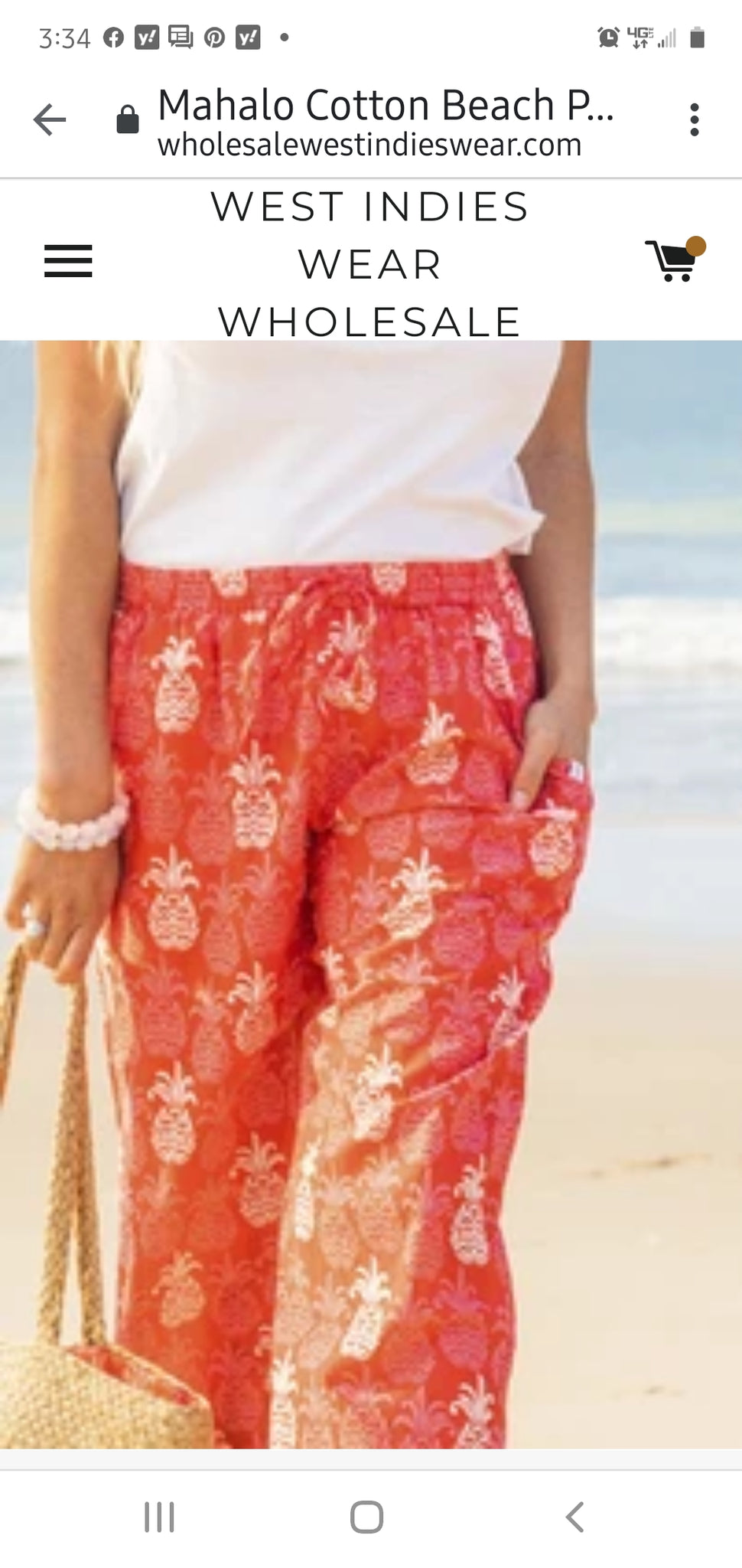 Casual Womens Cotton Linen Baggy Wide Leg Pant Elastic Waist Beach Trousers  Yoga | eBay